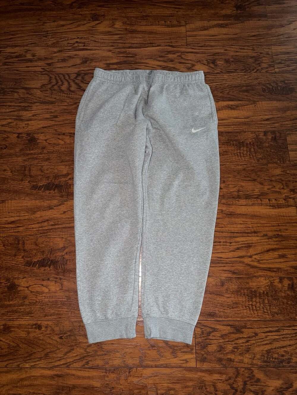 Nike Sweatpants Size L Grey Fleece Joggers